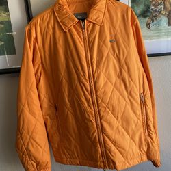 Lacoste Orange 🍊 Windbreaker Style Jacket 