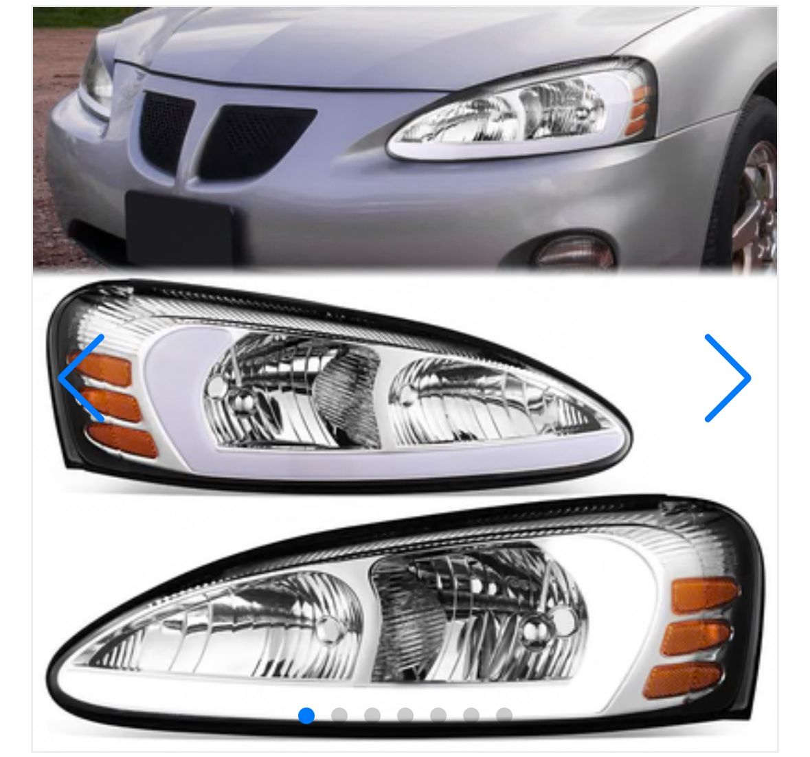 Pontiac, Grand Prix headlights