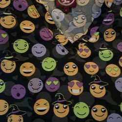 Large Halloween Themed Scrub top