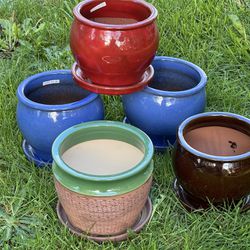 Choice Of New Ceramic Pots $15 Each Price Firm 