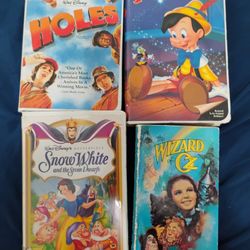 Lot Of 4 VHS Tapes