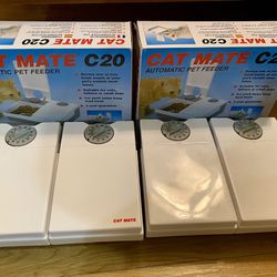 Cat Mate C20 Automatic Pet Feeder For Cats And Dogs With Ice Pack