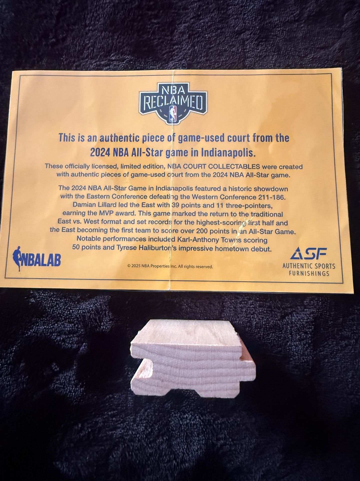 Limited Edition NBA Court Card