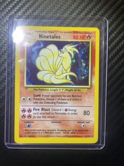 Pokémon Cards Ninetales Base Set