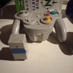 Original Nintendo Gamecube Wave Bird Controller Grey Working