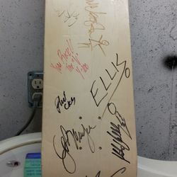 Autographed Skateboard Deck