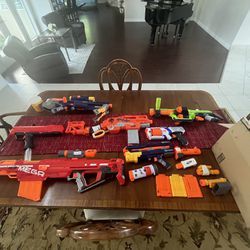 Nerf Gun Collection (with Bullets)