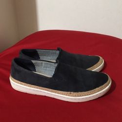 Clark’s Collection Ultimate Comfort Suede Slip On Women Shoes Size 9.5