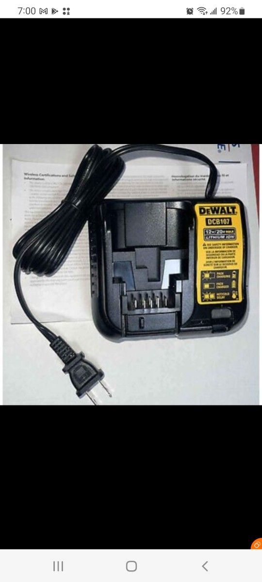 Dewalt Charger 