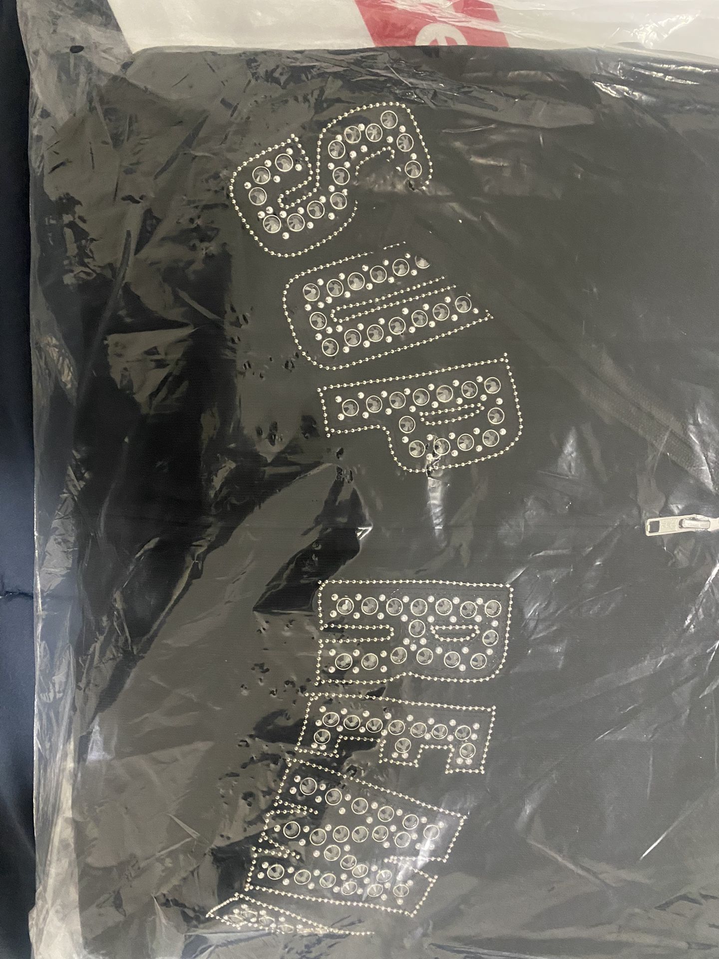 Supreme BB Simon HOODIE Black L XL silver New With Tb