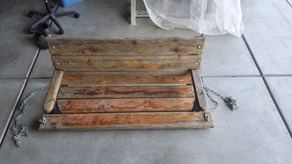 Heavy Duty Porch Swing Redwood.