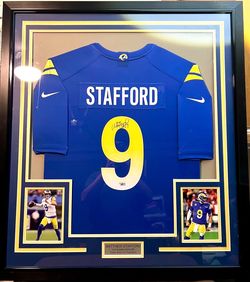 LA RAMS Matthew Stafford  Autographed Jersey  Frame 💎🔥💎🔥