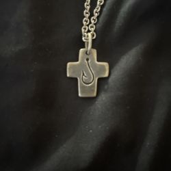 Retired James Avery Pendant And Necklace 