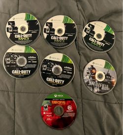 Xbox 360 games no cases $5 each