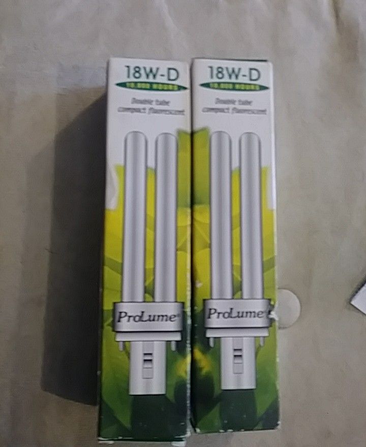 Fluorescent light bulbs
