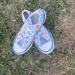 Cute Garden Fairy Converse Size 2 Girls 