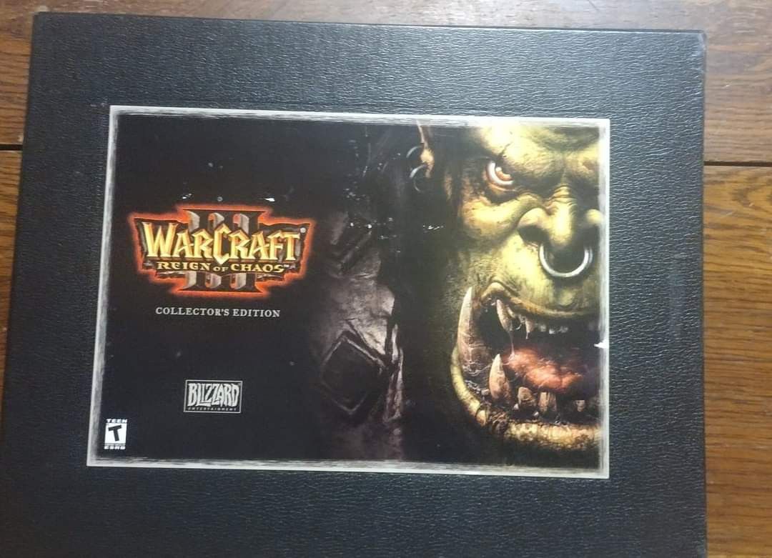 Warcraft 3 reign of chaos box set complete like new Video Games