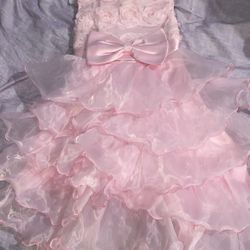Pink Ruffle Dress