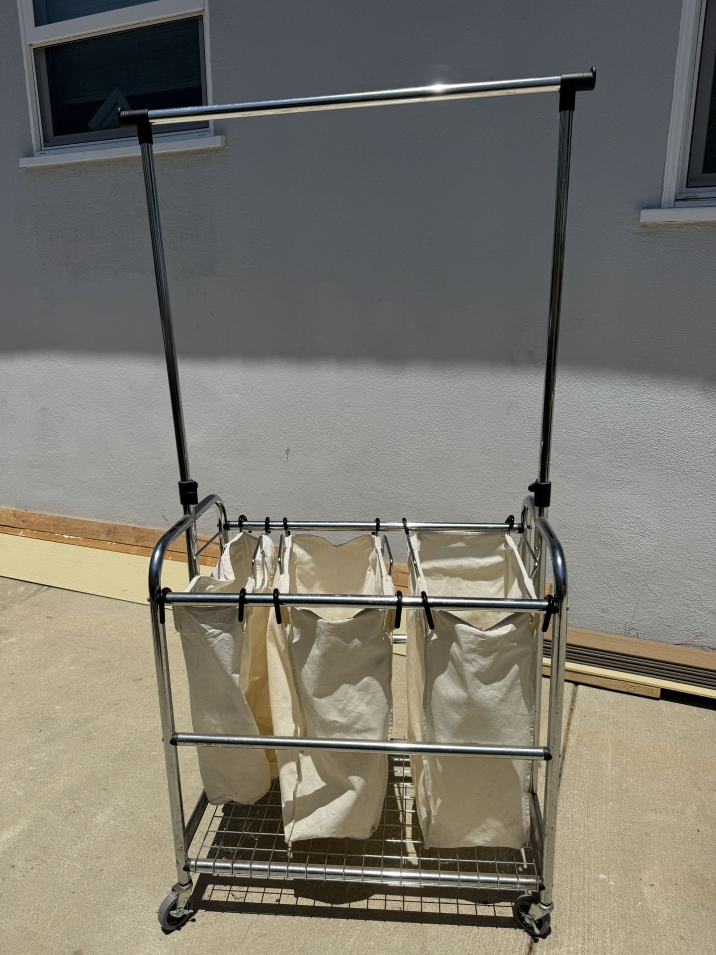 Laundry Cart With Wheels