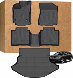 Floor Mats & Cargo Liner for Toyota Venza 2013-2016 Waterproof TPE