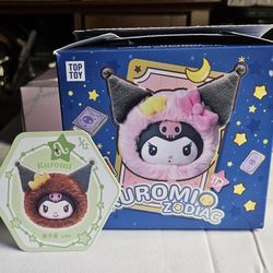 TOP TOY Sanrio Kuromi Zodiac Series Plush Blind Box  Confirmed Bag Is Sealed 
