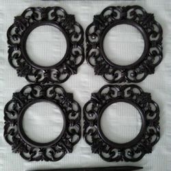 Ebony Curtain Tiebacks Holdback Rings