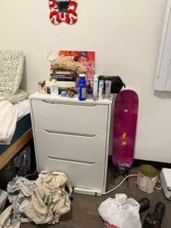 white dresser