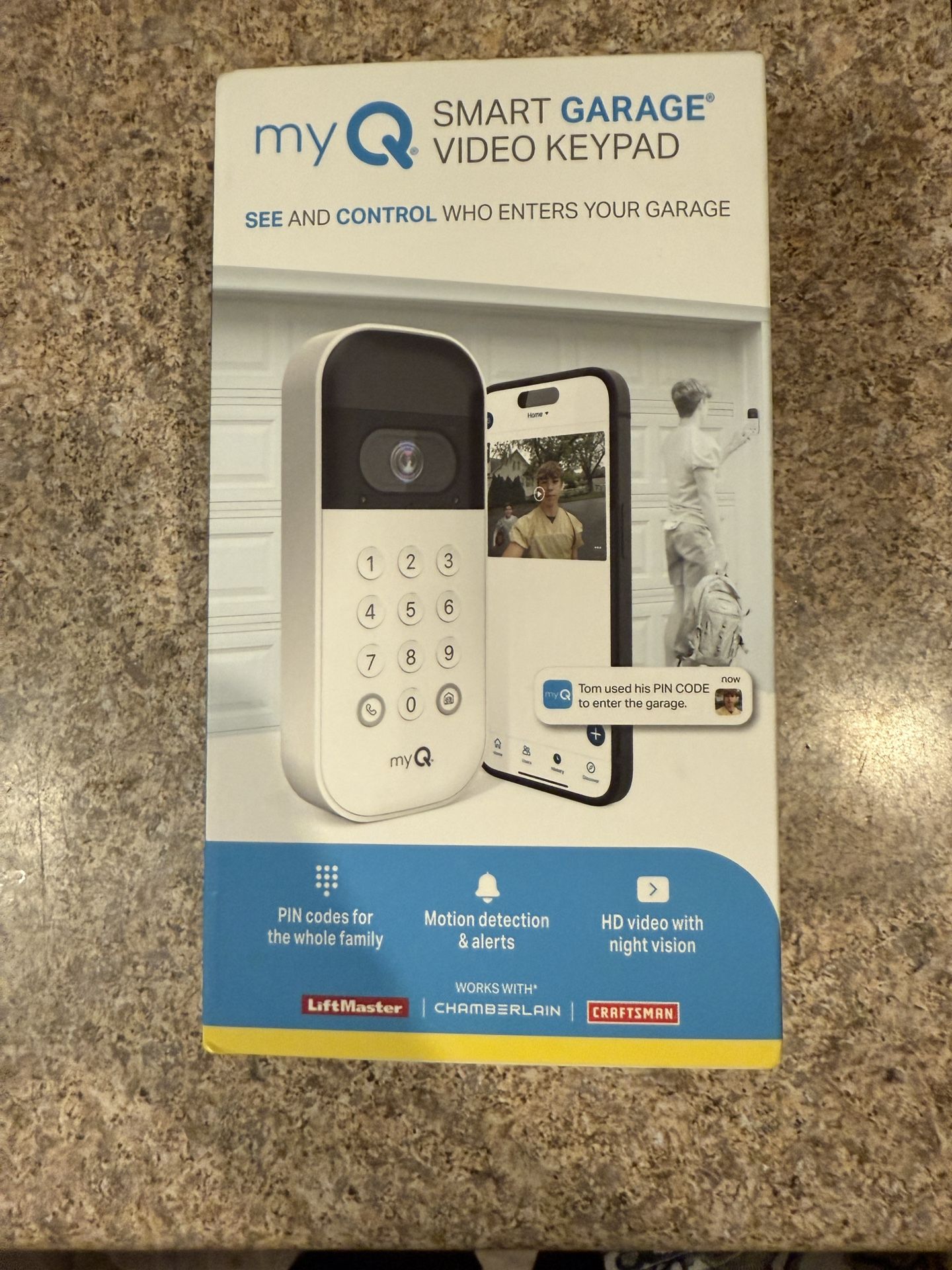 MyQ Smart Garage Door Opener (w/ Video Keypad)