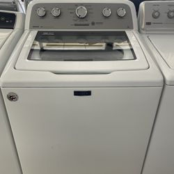 Maytag Commercial Technology Glass Top Bravos Washer In Excellent Condition 