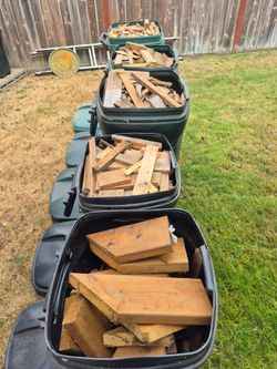 Free - scrap wood pieces (bins not included)