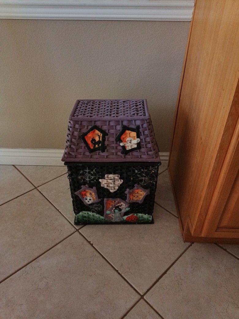 Halloween Basket For Goodies Or Costumes