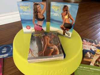 ZUMBA FITNESS, Brazil Butt Lift Beachbody includes Step riser, 12 DVDs, Nutrition guide, Weight loss