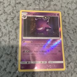 Gengar Pokémon card reverse holo