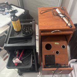 Hairdressing Trolly And Storage Power Unit