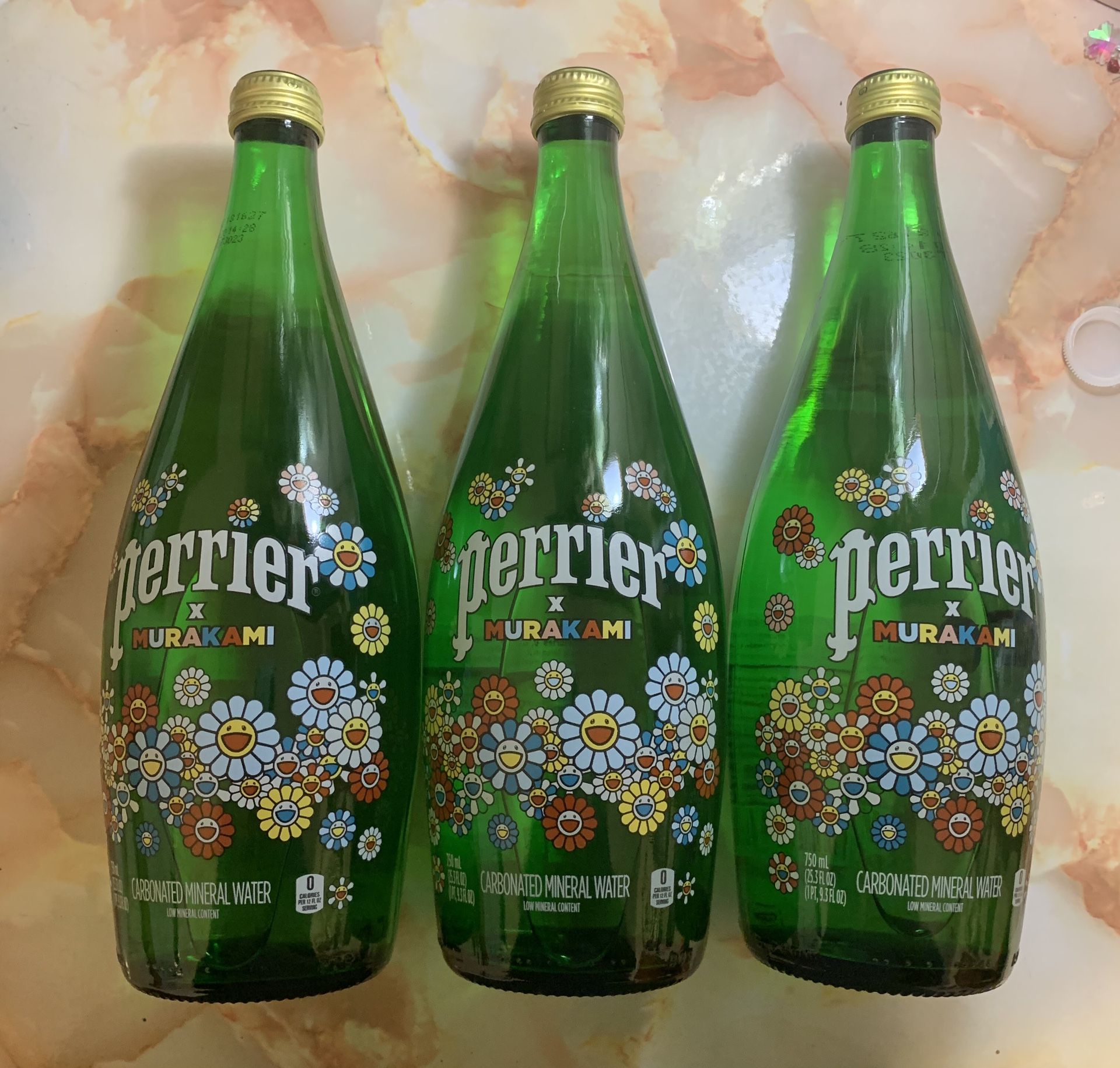 Perrier And murakami 3 Bottles Glass 750 Ml