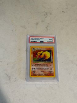 Flareon Jungle Halo Rare 03/64 Unlimited 1999 English PSA Pokemon TCG!