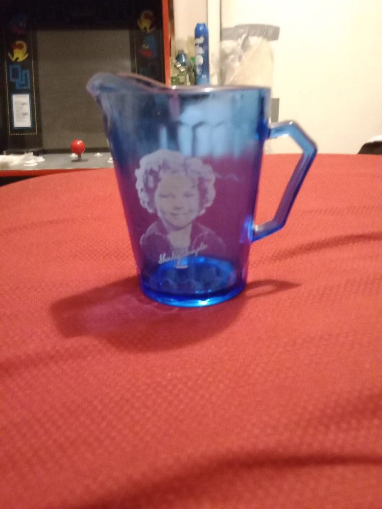 Vintage Shirley Temple Pitcher