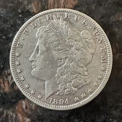 1894-O Morgan Silver Dollar