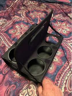 Foldable 6-Cup Drink Carrier Caddy