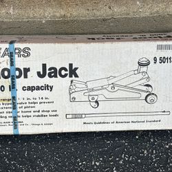New Sears 4000 LB Floor Jack