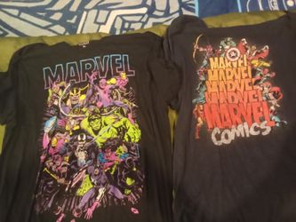 2 Never Worn Marvel T-shirts 