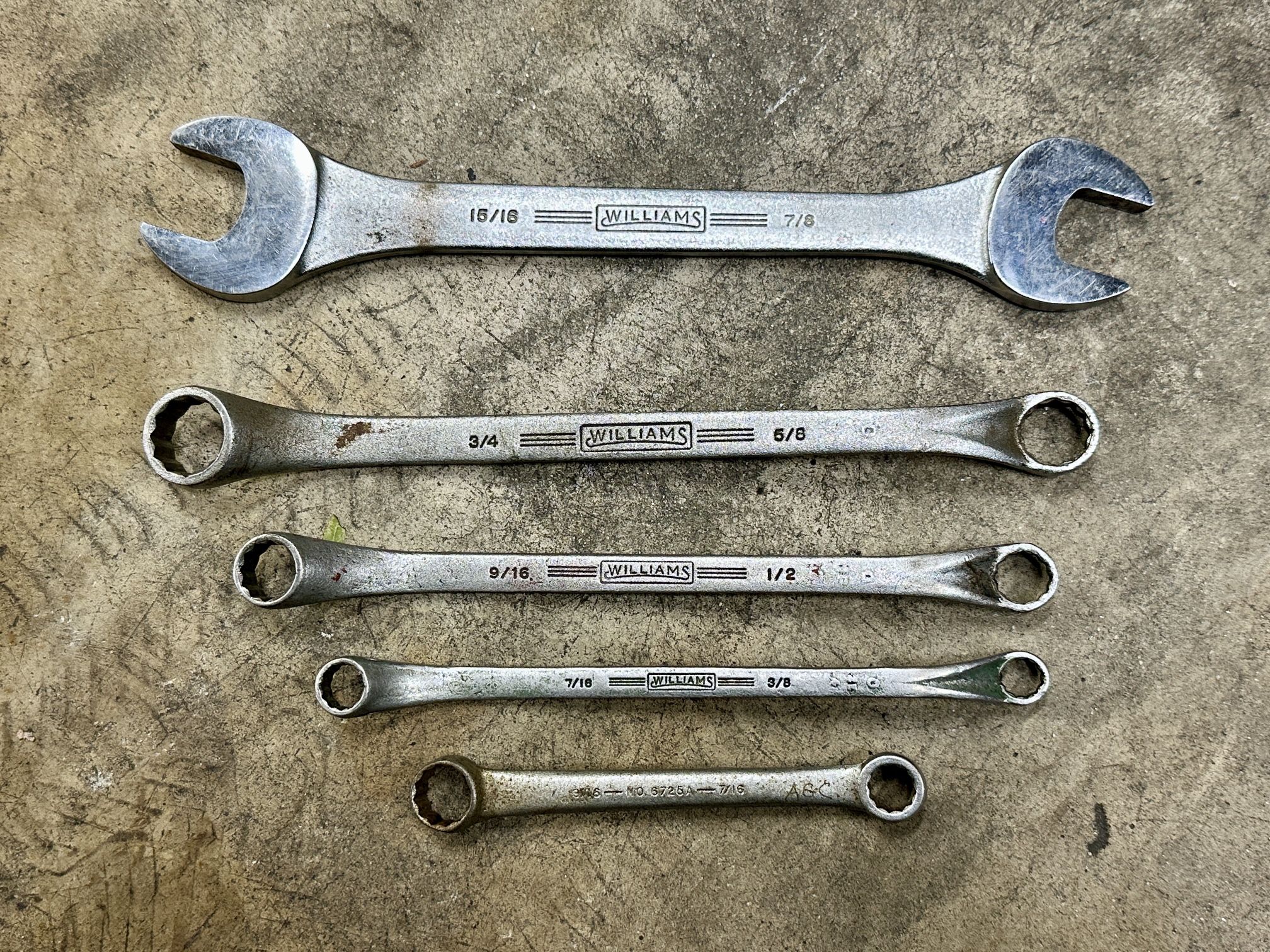 Vintage Williams Superrench Wrenches