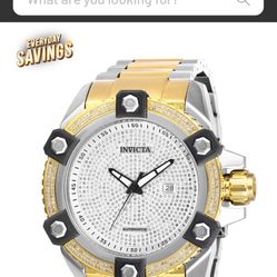 3.06 ct Diamond Pave automatic Watch Swiss Movement