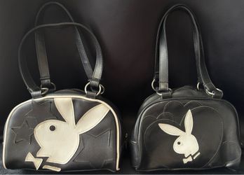 2 Vintage Y2K Playboy Bunny bowler bags