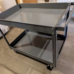 2-tier Metal Utility Cart