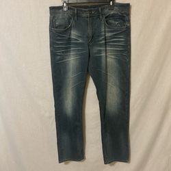 Buffalo David Bitton Men's Slim Jeans in Faded Blue