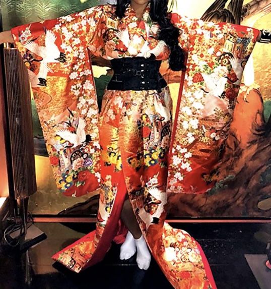 traditional Japanese kimono