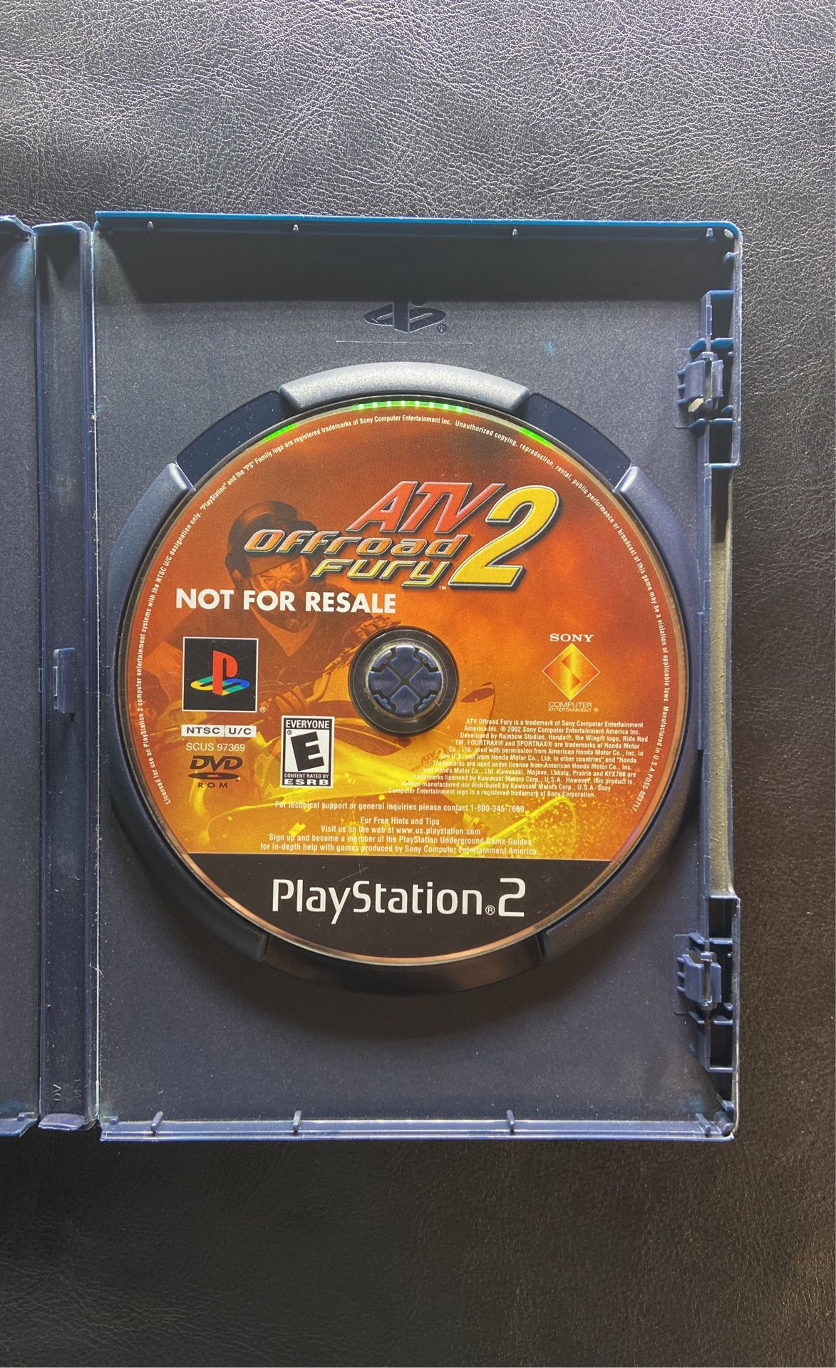 ATV Off-road Fury 2 NOT FOR RESALE PlayStation 2 PS2