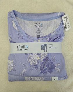 Croft & Barrow 2-pc Pajama Set, size M