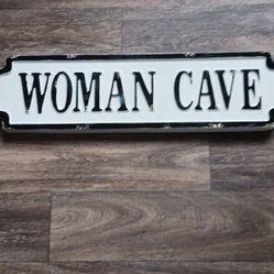 Woman Cave Sign 